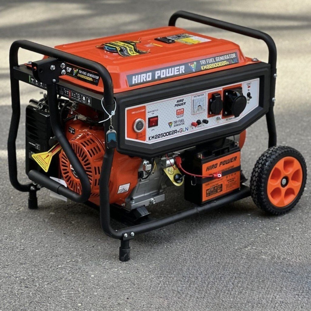 موتور برق هیرو مدل KM22500E2R ظرفیت ۱۰.۵ کیلووات تک فاز