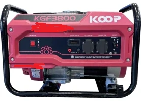 موتور برق بنزینی کوپ KGF3800 ظرفیت ۳ کیلووات تک فاز